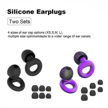 Premium Reusable Silicone Earplugs Snooze Lab