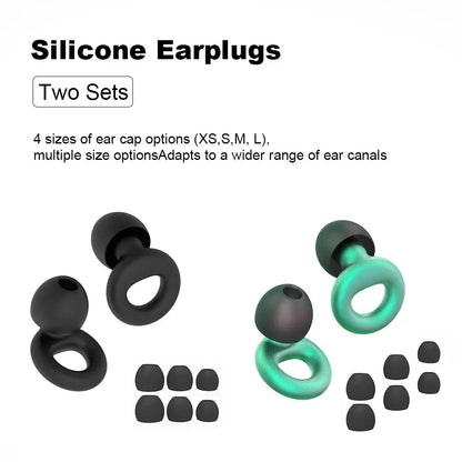 Premium Reusable Silicone Earplugs Snooze Lab