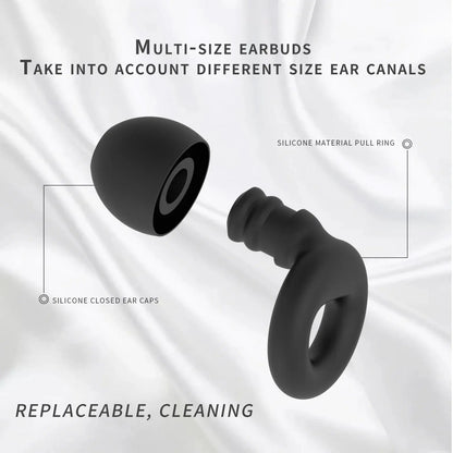 Premium Reusable Silicone Earplugs Snooze Lab