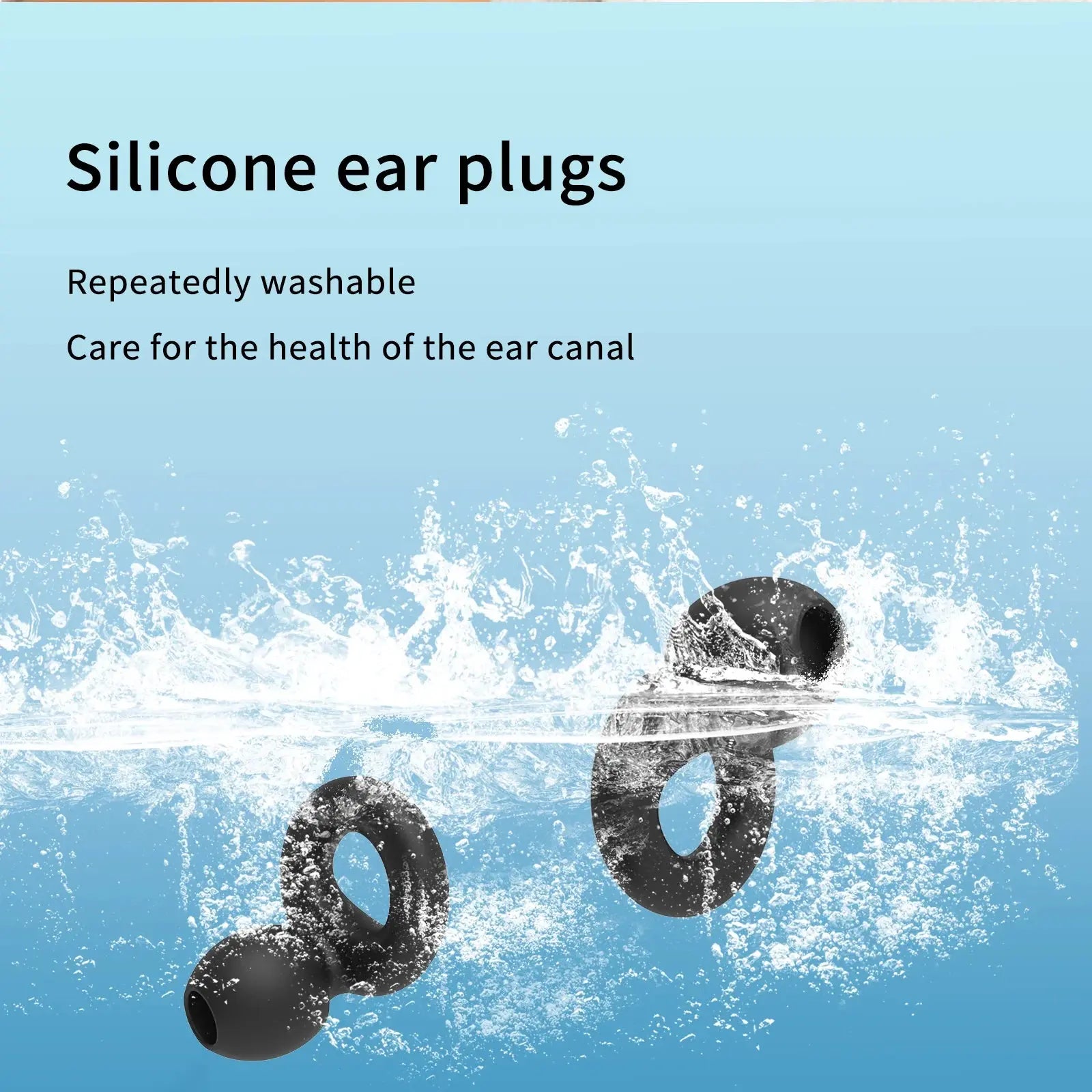 Premium Reusable Silicone Earplugs Snooze Lab